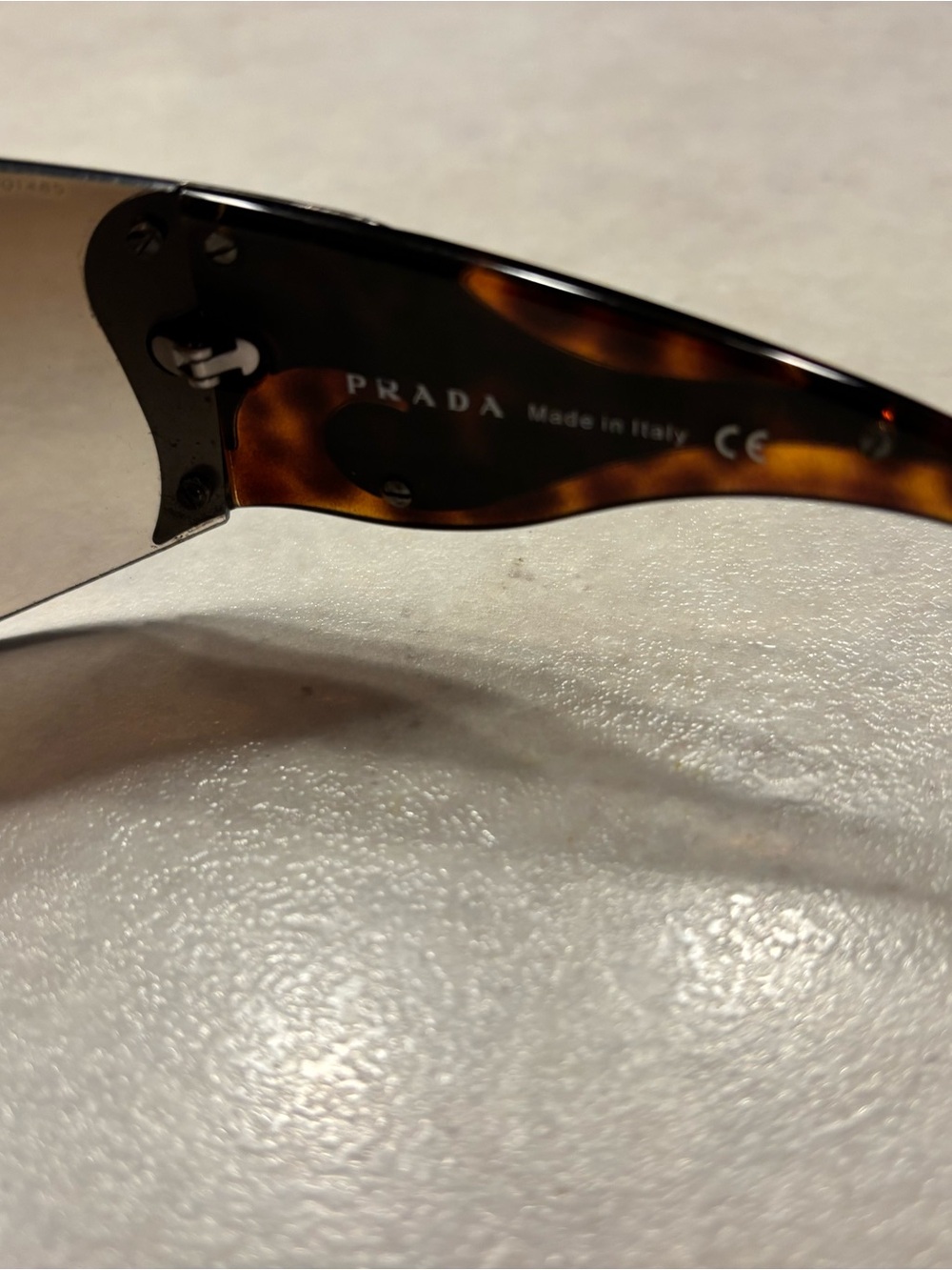 Prada SS04 Visor vintage wave mask archive Sunglasses ski flames - Picture 11 of 11